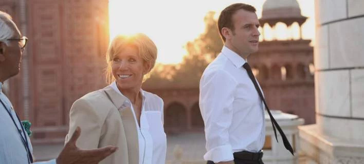 Εμανουέλ και Μπριζίτ Μακρόν: Ρομαντική απόδραση για δύο στο Ταζ Μαχάλ